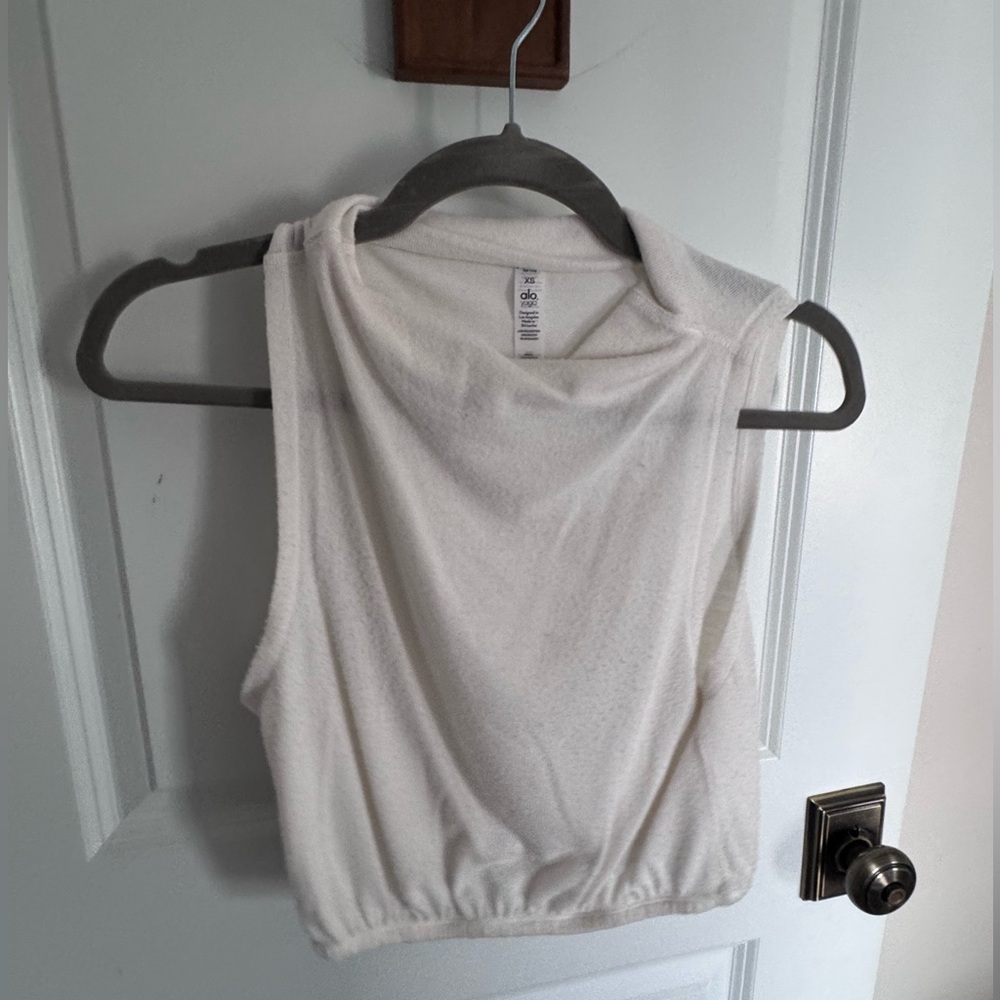 ALO Yoga White Tank Top